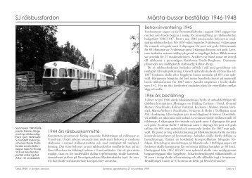 SJ rälsbussfordon Märsta-bussar beställda 1946-1948