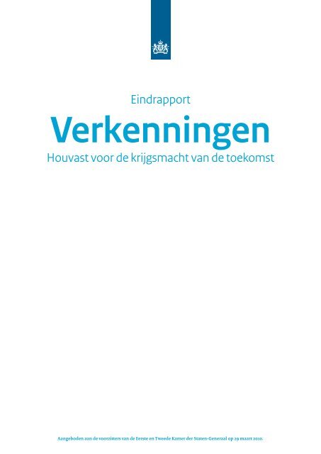 Rapport over toekomst verkenningen - Turnaround Communicatie