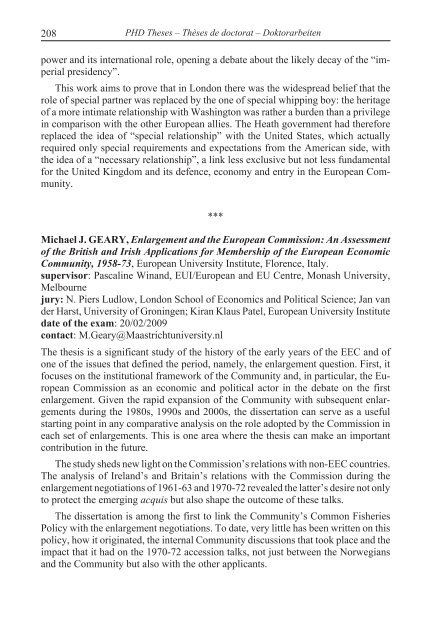 Journal of European Integration History - Centre d'études et de ...