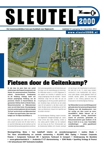 Fietsen door de Geitenkamp? - SLEUTEL 2000