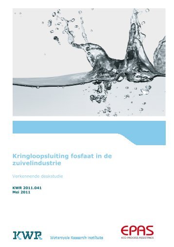 Kringloopsluiting fosfaat in de zuivelindustrie. Verkennende ...