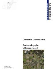 Gemeente Gemert-Bakel Bestemmingsplan Milheeze-Noord