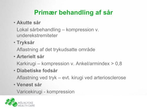 SÅR - Mölnlycke Health Care