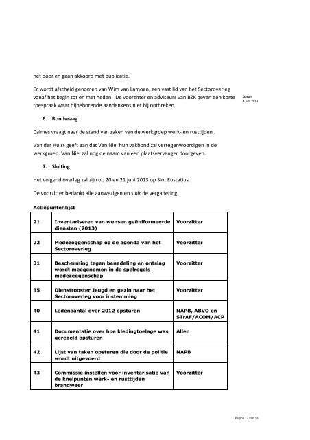 Verslag SOBES 28 en 29 mei 2013 - Welkomstpagina - Acom Carib