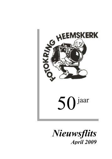 Nieuwsflits April 2009 - Fotokring Heemskerk