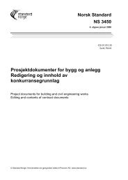 Prosjektdokumenter for bygg og anlegg Redigering og innhold av ...