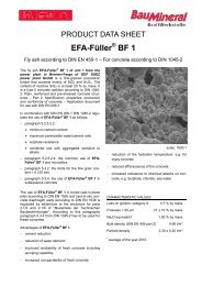 PRODUCT DATA SHEET Efa-Füller BF 1 Version11