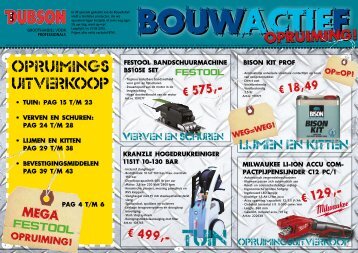 opruimings uitverkoop - Polvo BV