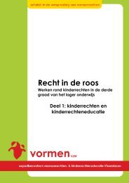 Recht in de roos - Vormen vzw