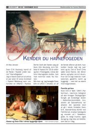 Profil af en havnefoged 11/2012 - Nysted Bådelaug