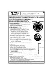 istruzioni per l'uso della cassaforte con combinatore a disco - Cisa