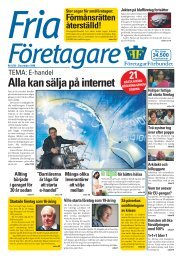 Alla kan sälja på internet - Företagarförbundet