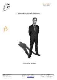 Curriculum Vitae Marco Remmerde - Bisnez Management