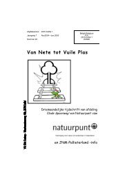 Van Nete tot Vuile Plas - Natuurpunt Oude Spoorweg