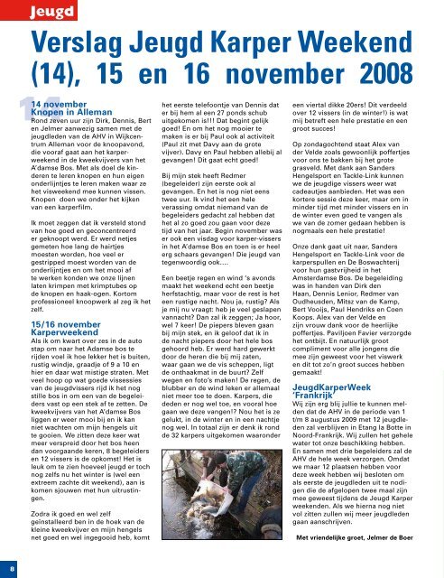 Jaargang 37 nummer 1 februari 2009 vissen - Amsterdamse ...