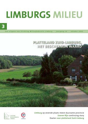 Limburgs Milieu nr. 3 2005 - Milieufederatie Limburg