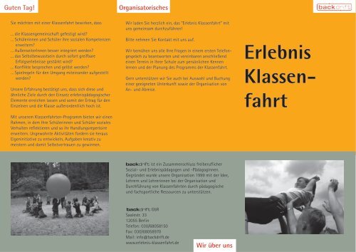 Download Info-Flyer - Erlebnis Klassenfahrt