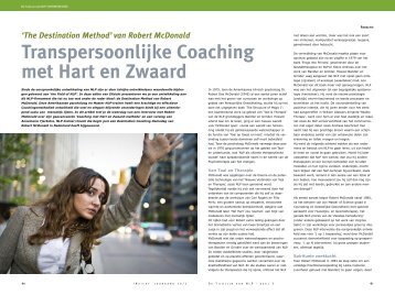 NLP & Destination Coaching van Robert McDonald - Nederlandse ...