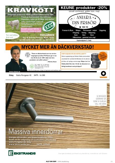 Allt om Osby - 100% lokaltidning