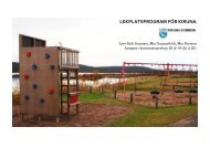 LEKPLATSPROGRAM FÖR KIRUNA