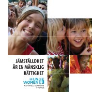 jämställdhet är en mänsklig rättighet - UN Women Sverige