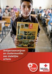 Clustermunitie en anti-persoonsmijnen - Jeugd Rode Kruis