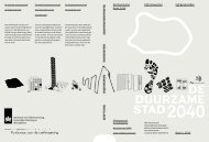 DE DUURZAME STAD 2040 - College van Rijksadviseurs