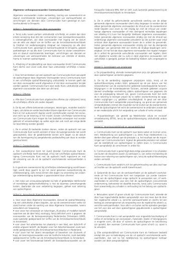 algemene leverings voorwaarden (.pdf) - Communicatie Kant