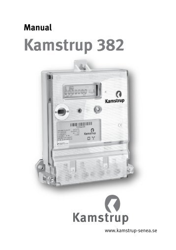 Kundmanual elmätare Kamstrup 382