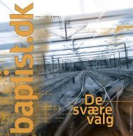 ‹ Nr. 3 ›‹ 2010 ›‹ 157. årgang › - Baptistkirken i Danmark