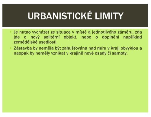 vliv ochrany přírody a krajiny na urbanizaci v chko na příkladu ...