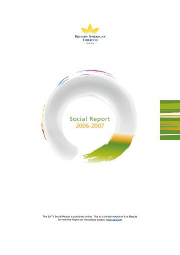 2006-2007 Social Report - British American Tobacco