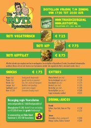 Klik hier om de menu te bekijken - Toko Frederik