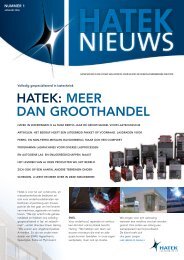 Hatek Nieuws Nr 1 Editie Nr 1 - Hatek Lastechniek