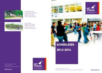 SCHOOLGIDS 2013-2014 - CSG Het Streek