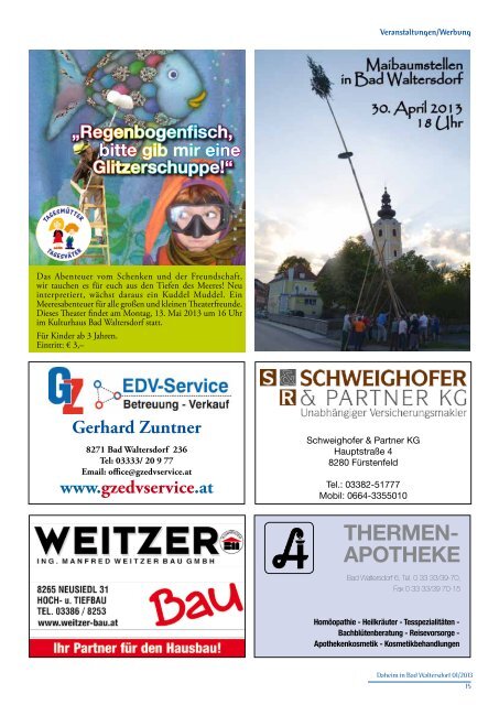 Ausgabe März 2013 - Gemeinde Bad Waltersdorf