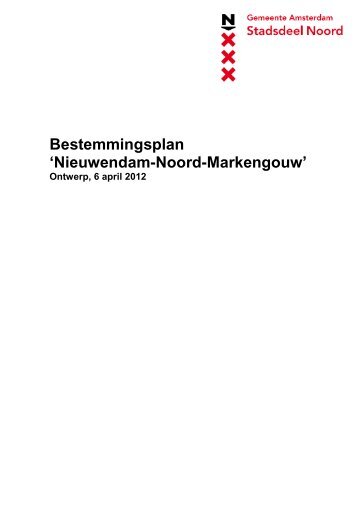 Bestemmingsplan 'Nieuwendam-Noord-Markengouw'
