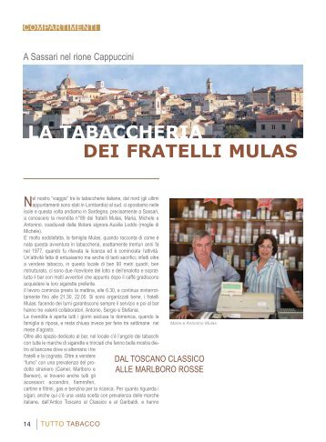 A Sassari la tabaccheria dei fratelli Mulas - TuttoTabacco