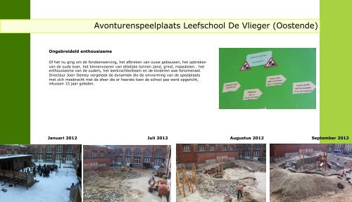 Avonturenspeelplaats Leefschool De Vlieger (Oostende) - Fris in het ...