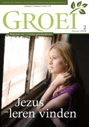 2008-2 Jezus leren vinden - Groei