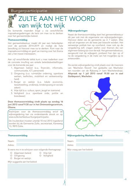 Infoblad juli - augustus 2013 - Gemeente Zulte