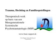 Trauma, Hechting en Familieopstellingen. (MSP) - Interakt