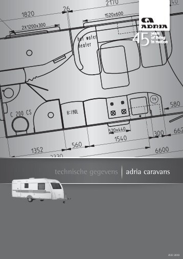technische gegevens adria caravans - Adria Mobil