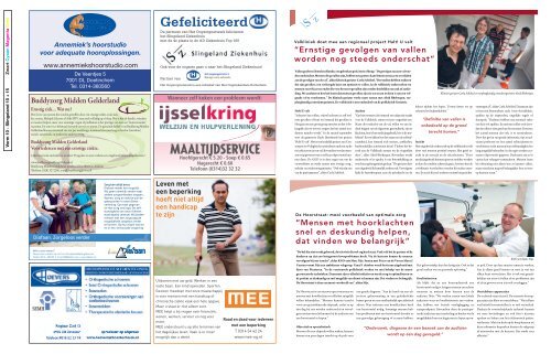 Ziekenhuiskrant 2009 (PDF 14,9 Mb) - Slingeland Ziekenhuis