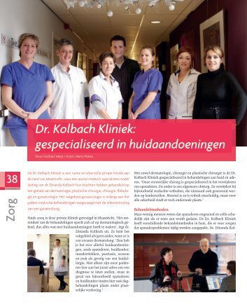 artikel kolbach nr 1 - Dr. Kolbach Kliniek