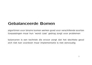 Gebalanceerde Bomen
