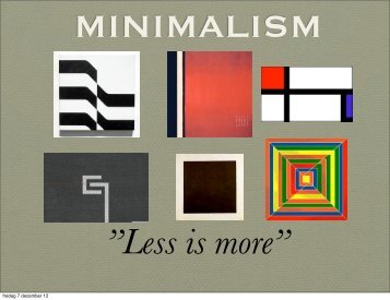 MINIMALISM