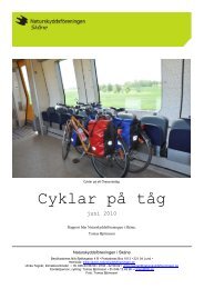 Cyklar på tåg - Naturskyddsföreningen i Skåne