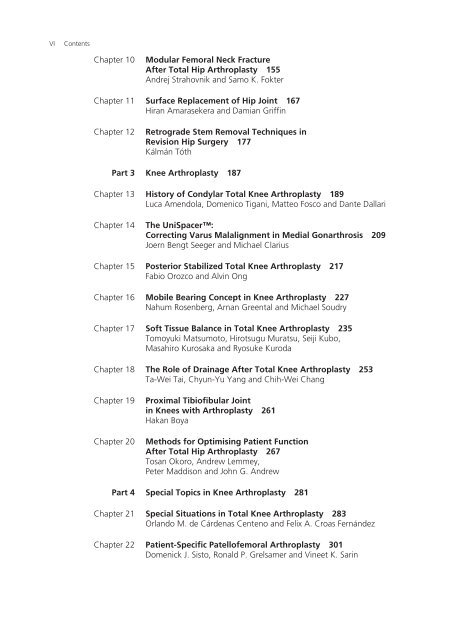 RECENT ADVANCES IN HIP AND KNEE ARTHROPLASTY - Kinamed