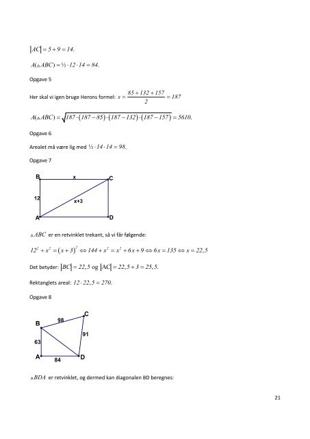 Forslag til løsninger til opgaver i Matematik – En grundbog for ...